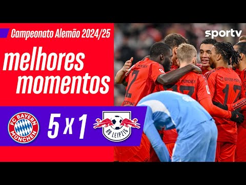 Gols e lances de Bayern x RB Leipzig
