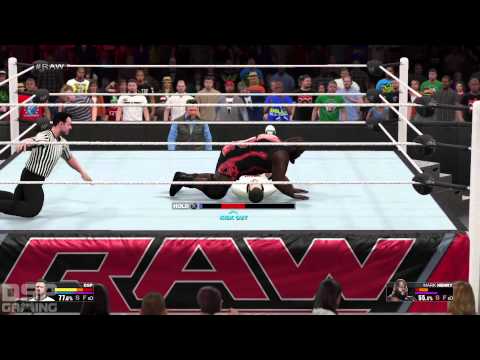 WWE2K15 My Career Mode (PS4/60fps) pt95 - WHC Defense vs. MARK HENRY!