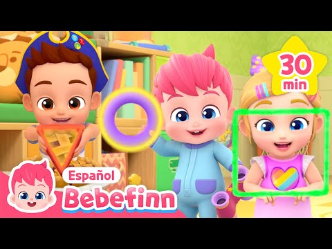 Encontremos las Formas🔵🟧❤️ | Canción de las Formas | Bebefinn Canciones Infantiles