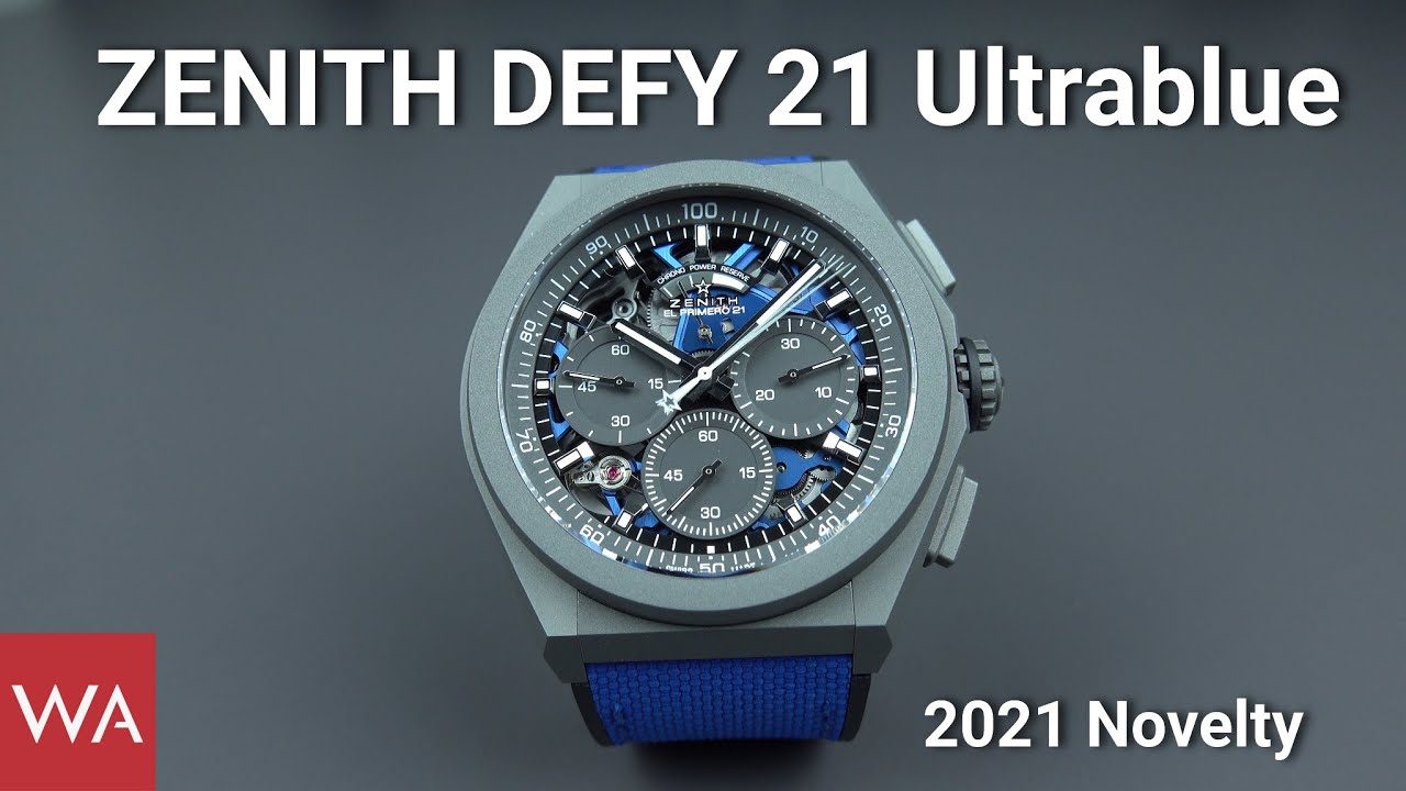 Zenith Defy 21 Ultrablue – 1/100th of a Second Precision