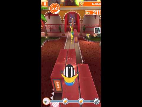 Minion Rush level 34 (3 Fruit's)