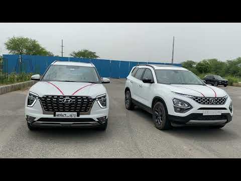 DRAG RACE 2021 -  Hyundai Alcazar VS Tata Safari