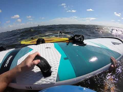 Raw footage Oct 24 Davis Island Windsurf / Windfoil from start of second session of the day