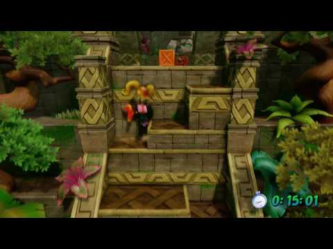 Crash Bandicoot 1 PS4 Remake 100% Walkthrough (N Sane Trilogy) - N Sanity Beach Time Trial - Part 2