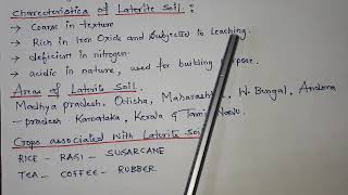 GEOGRAPHY-SOIL RESOURCES-RED SOIL & LATERITE SOIL(02-MAY-2020)