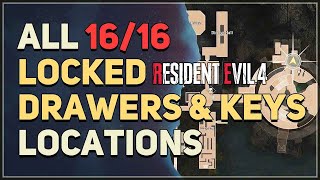 All Locked Drawers & Key Locations Resident Evil 4 Remake