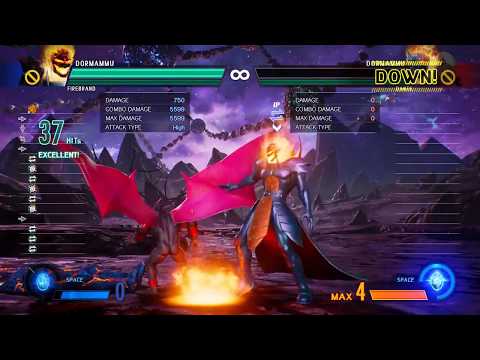 Marvel vs Capcom Infinite: Firebrand & Dormammu Stalking Flare Setup
