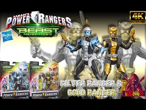 Silver Ranger & Gold Ranger | Power Rangers Beast Morphers [Hasbro] UNBOXING & REVIEW : (ENGLISH) 4K