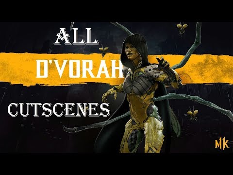 Mortal Kombat 11 - ALL D'Vorah Character Cutscenes Story Mode