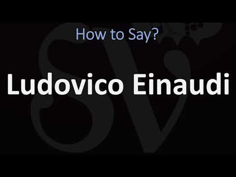 How to Pronounce Ludovico Einaudi? (CORRECTLY)