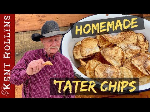 Homemade Potato Chips | How to Make Crispy Potato Chips