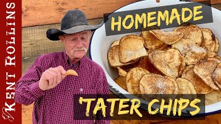 Homemade Potato Chips | How to Make Crispy Potato Chips