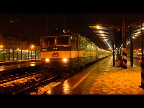 ČD 162.018 - Odjezd vlaku R 787 - Ústí nad Labem hl.n., 29.1.2013