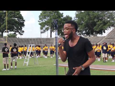 Burnell Taylor Singing the National Anthem