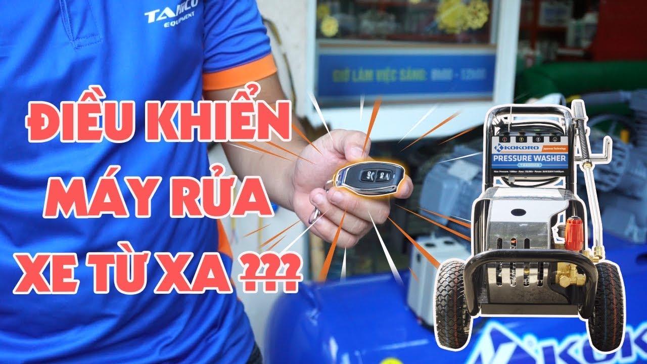 Remote điều khiển máy rửa xe - Siêu tiện lợi 3
