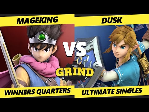 The Grind 126 Online Winners Quarters - Mageking (Hero) Vs. Dusk (Link) Smash Ultimate - SSBU