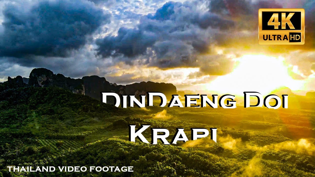 Discover the aerial panorama of Din Daeng Doi.