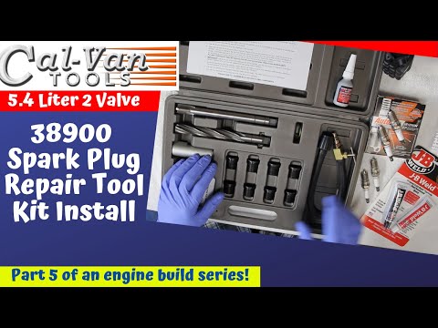CalVan Tools 38900 Spark Plug Repair Tool Kit Instructions - Ford 5.4 2V Build
