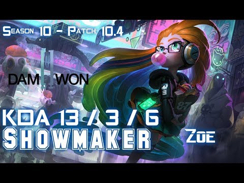 DWG Showmaker ZOE vs PANTHEON Mid - Patch 10.4 KR Ranked