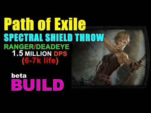 SPECTRAL SHIELD THROW DEADEYE Build for Path of Exile