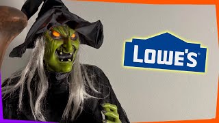 NEW Witch W/ Broom Animatronic Unboxing! - LOWES 2026