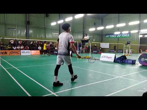 Badminton SBA Tournament Final Men's Single Open - Faiz Rozain Vs Syawal Mat Desa