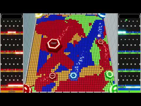 Multiply X Territory War : 4 Player #ffa 2 - Marble Race in Unity