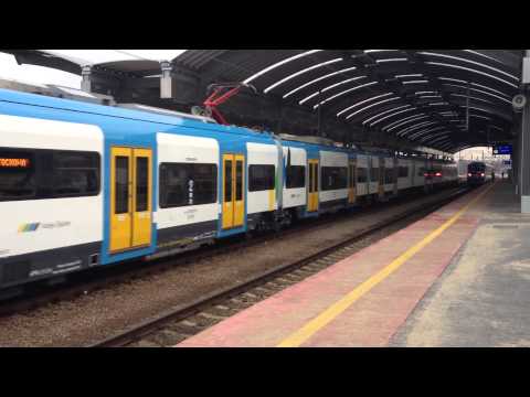 Nowy ELF 27WEb-001 Kolei Śląskich wyrusza z Katowic