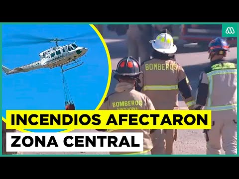 Incendios en el país: Senapred ordena evacuación en sector de la región de Valparaíso
