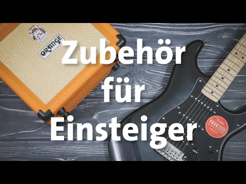 E-Gitarre | Zubehör für Anfänger | Diese Dinge benötigst du unbedingt!