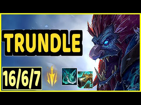 TRUNDLE VS VOLIBEAR - 16/6/7 KDA JUNGLE GAMEPLAY