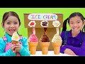 Emma And Lyndon Play Ice Cream Machine Fruit Smoothies
