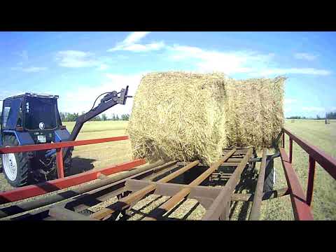 перевозка рулонов сена