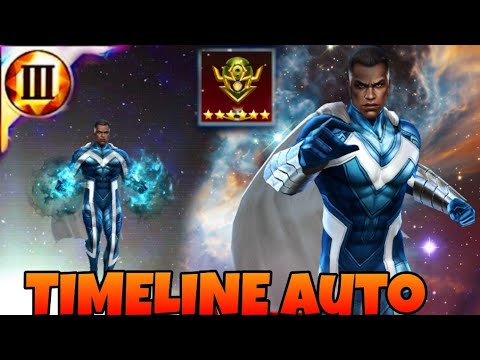T3 BLUE MARVEL CTP OF GREED TIMELINE AUTO TEST // MARVEL FUTURE FIGHT // MFF // F2P