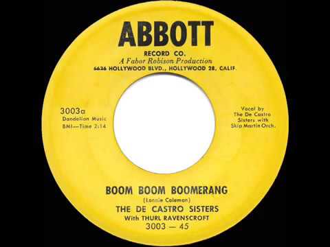 1955 HITS ARCHIVE  Boom Boom Boomerang   De Castro Sisters