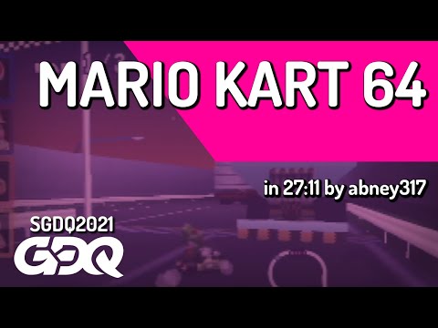 Mario Kart 64 by abney317 in 27:11 - Summer Games Done Quick 2021 Online