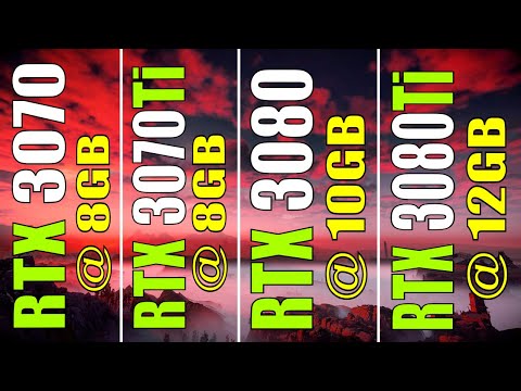 RTX 3070 vs RTX 3070Ti vs RTX 3080 vs RTX 3080Ti || PC GAMES TEST ||
