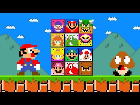 Mario But There Are MORE Blocks in Super Mario Bros