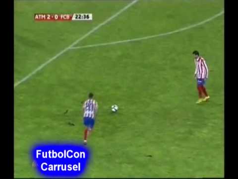 Liga BBVA 2009/2010 - J22 - Atlético de Madrid 2 FC Barcelona 1