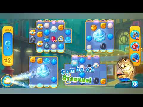 Fishdom 2022, no Boosters,   2046   level  -  прохождение без бустеров,   2046  уровень.