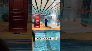 Welcome to his floating home!