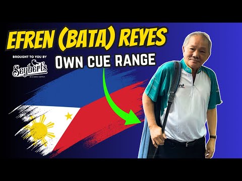 Efren’s New POOL CUE!