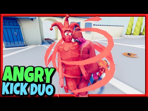 Angry Kick Duo #2! Taekwondo & Jester vs Every Unit - TABS Gameplay Unit Creator Update