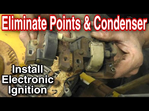 How To Replace Points and Condenser with Electronic Ignition Coil with Taryl