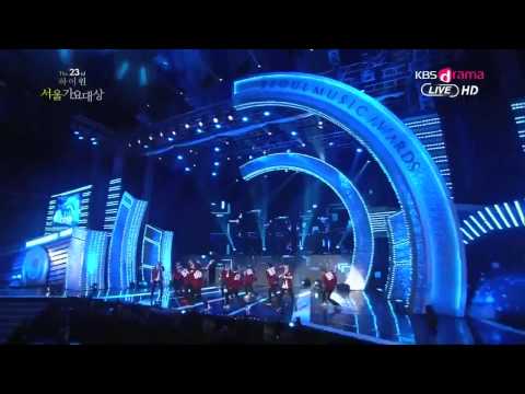 140123 EXO - Let Out The Beast + Wolf + Growl @ Seoul Music Awards