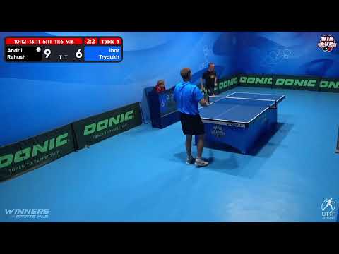 16:00 Andrii Rehush 3-2 Ihor Trydukh West 3 WIN CUP 28.10.2022 | TABLE TENNIS WINCUP