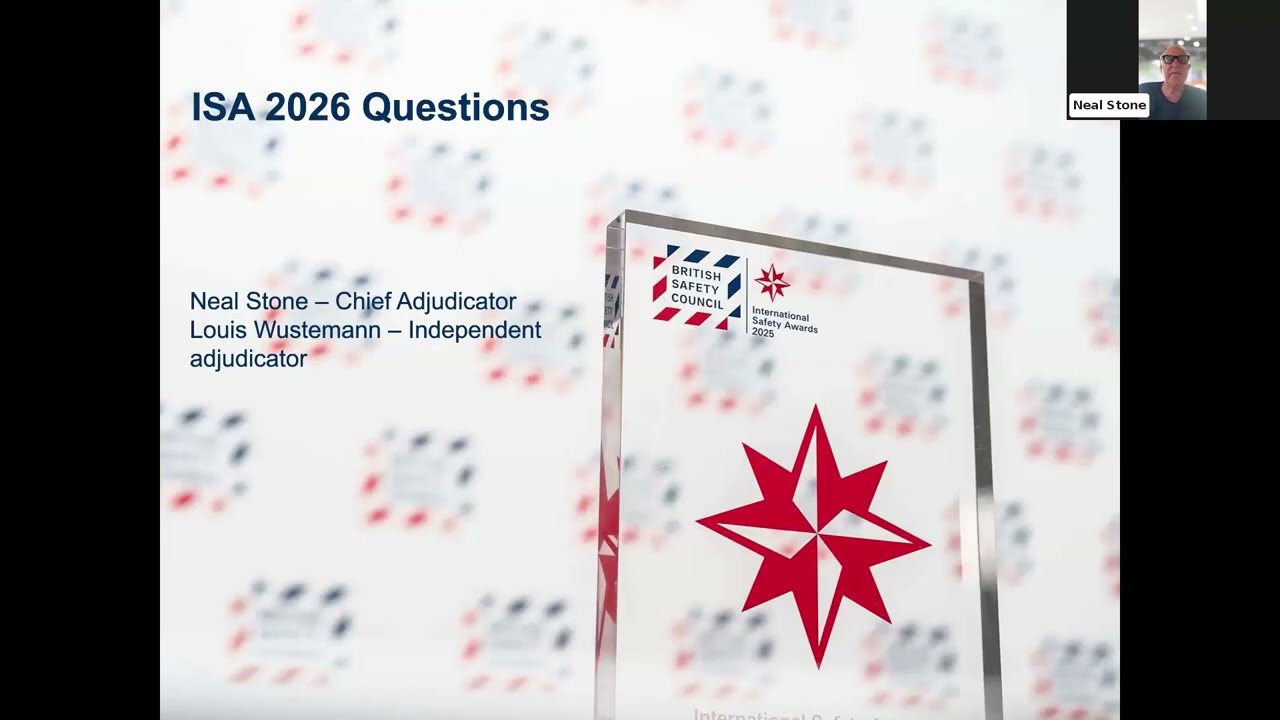 International Safety Awards 2026 Application Webinar