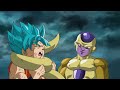 Frieza Grabs Goku By His Tail Goku Bites His Tail DBS English Subtitles