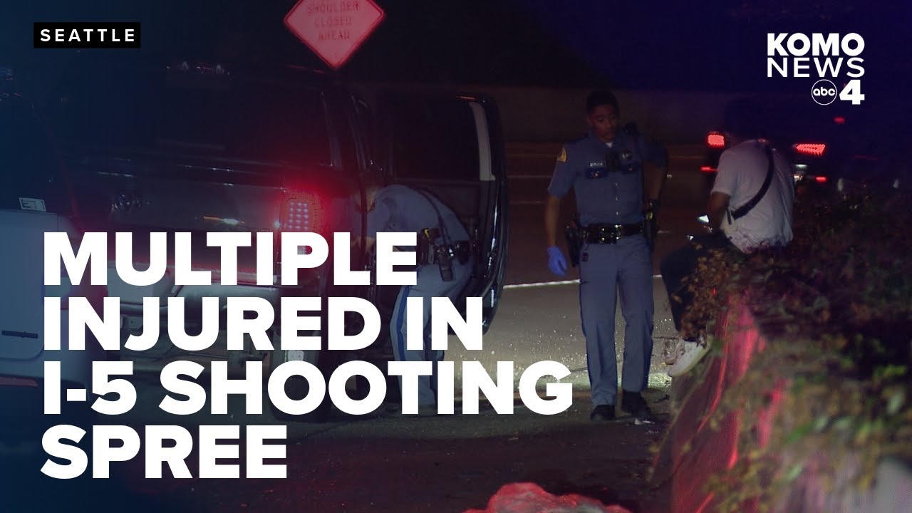 4 injured in I-5 shooting spree across King, Pierce counties
