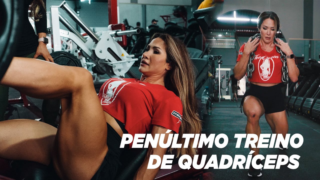 PENÚLTIMO TREINO DE QUADRÍCEPS | FRANCIELLE MATTOS